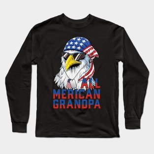 All Merican Grandpa Long Sleeve T-Shirt